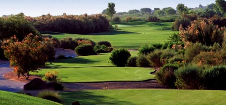 Fairway at Casa Green Golf Club, Casablanca — lakes, bunkers and championship-standard layout near Bouskoura Forest